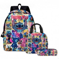 Size is onesize Stitch backpack boyz lunch bag and purse pencil case pouch