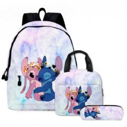 Size is onesize Stitch backpack for work lunch bag kawaii pencil case kit