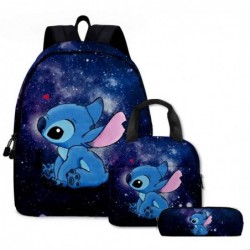 Size is onesize Stitch backpack for men lunch bag for teens pencil case big