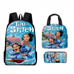 Size is onesize Stitch school bag for women lunch box girls pencil case boys