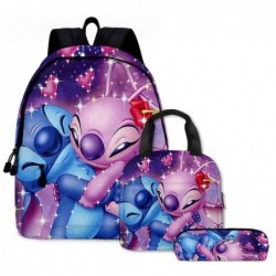 Size is onesize Stitch outdoor backpack lunch bag boys pencil case box