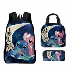 Size is onesize Stitch school bag for women lunch bag cool anime pencil case