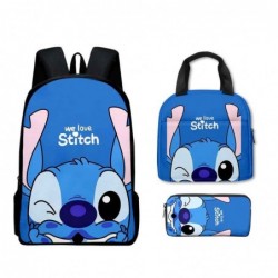 Size is onesize Stitch backpack for men lunch bag big pencil case large