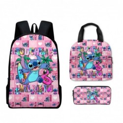 Size is onesize Stitch school bag for men lunch bag kids pencil case canvas