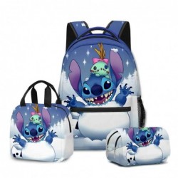 Size is onesize Stitch backpack for kids lunch bag cool colored pencil case