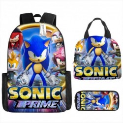 Size is onesize Sonic backpack travel lunch bag kawaii pencil case girls