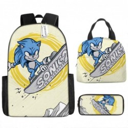 Size is onesize Sonic backpack boyz lunch bag backpack pencil case for girls