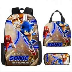 Size is onesize Sonic backpack travel lunch bag bookbag boys pencil case