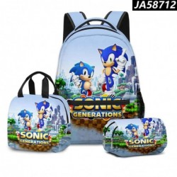 Size is onesize Sonic backpack for school cute lunch bag cute pencil case