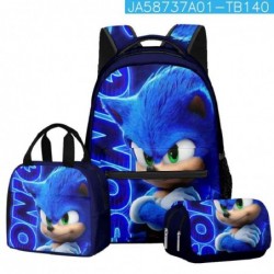 Size is onesize Sonic travel backpack cooler lunch bag pencil case girls