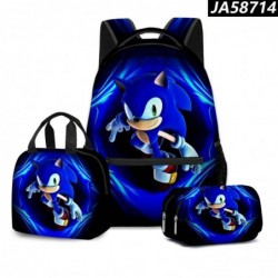 Size is onesize Sonic backpack kids boys cooler lunch bag pencil case canvas