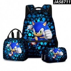 Size is onesize Sonic backpack travel lunch bag girls fabric pencil case