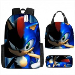 Size is onesize Sonic boys school bag lunch bag cool colored pencil case