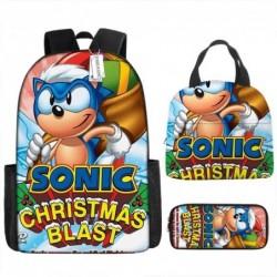 Size is onesize Sonic backpack boys lunch bag cool pencil case for kids