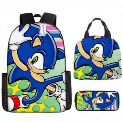 Size is onesize Sonic boys school bag lunch bag for school boys pencil case