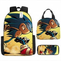 Size is onesize Sonic backpack for boys lunch bag for kids pencil case girls