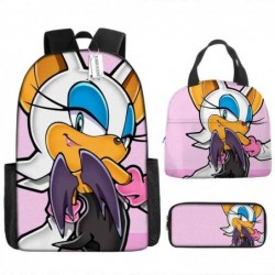 Size is onesize Sonic school bag for kids lunch bag anime pencil case boys