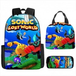 Size is onesize Sonic boys school bag lunch bag for school pencil case kit