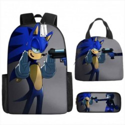 Size is onesize Sonic boys school bag lunch bag kids big pencil case