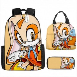 Size is onesize Sonic boys school bag lunch bag backpack canvas pencil case