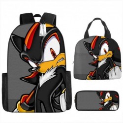 Size is onesize Sonic backpack kids boys elegant lunch bag pencil case kit