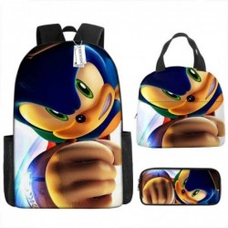 Size is onesize Sonic backpack travel lunch bag for girls pencil case anime