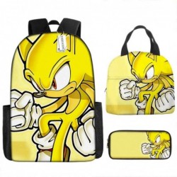 Size is onesize Sonic backpack kids boys lunch bag for kids big pencil case