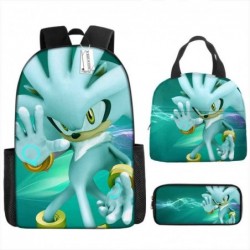 Size is onesize Sonic backpack for boys anime lunch bag pencil case for kids