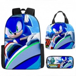 Size is onesize Sonic outdoor backpack lunch bag girls pencil case bag