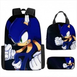 Size is onesize Sonic backpack for kids lunch bag cartoon pencil case pouch