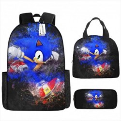 Size is onesize Sonic backpack boys lunch bag boys fabric pencil case