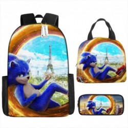 Size is onesize Sonic backpack for school elegant lunch bag boys pencil case