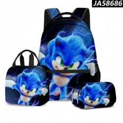 Size is onesize Sonic backpack travel lunch bag backpack pencil case girls