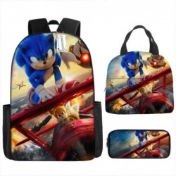 Size is onesize Sonic backpack for kids cooler lunch bag anime pencil case