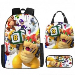 Size is onesize Super Mario backpack for boys lunch bag boys pencil case box