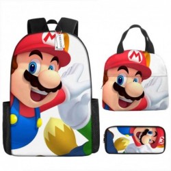 Size is onesize Super Mario backpack travel girls lunch bag pencil case box