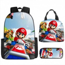 Size is onesize Super Mario backpack boyz lunch bag backpack pencil case bag