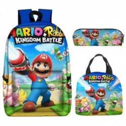 Size is onesize Super Mario travel backpack lunch bag big pencil pouch girls