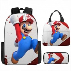 Size is onesize Super Mario outdoor backpack lunch bag kids boys pencil case