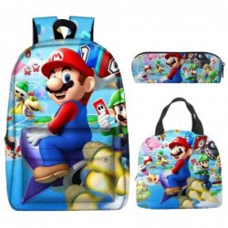 Size is onesize Super Mario backpack boyz lunch bag kids pencil case bag