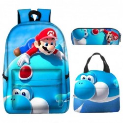 Size is onesize Super Mario backpack for work lunch bag kids pencil case box