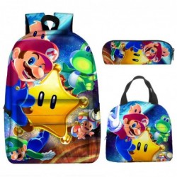 Size is onesize Super Mario outdoor backpack lunch bag anime pencil case bag