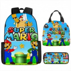 Size is onesize Super Mario backpack for kids lunch bag boys pencil case bag