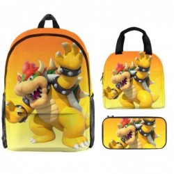 Size is onesize Super Mario travel backpack cooler lunch bag big pencil case