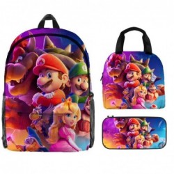 Size is onesize Super Mario backpack boyz lunch bag cool cute pencil case