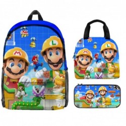 Size is onesize Super Mario backpack boyz lunch box kids pencil case kawaii