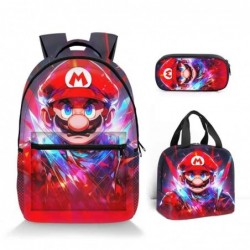 Size is onesize Super Mario backpack for kids cute lunch bag pencil case box