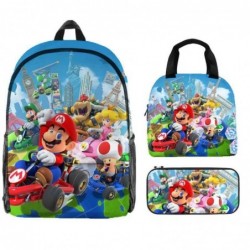 Size is onesize Super Mario backpack for work cute lunch bag pencil case kit