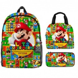 Size is onesize Super Mario boys school bag lunch bag big girls pencil case