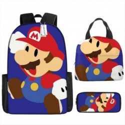 Size is onesize Super Mario backpack boyz anime lunch bag pencil case bag